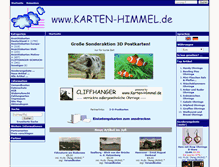 Tablet Screenshot of karten-himmel.de